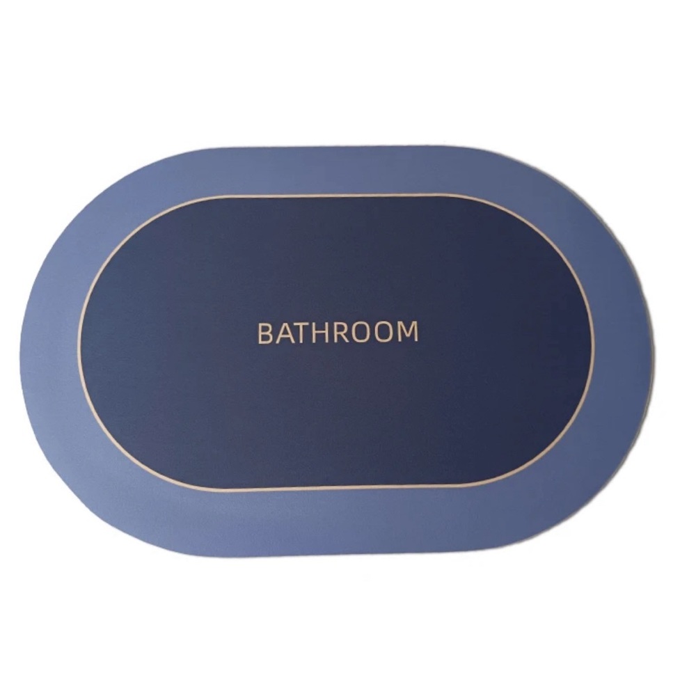 Non Slip Diatom Mud Shower Mats Super Absorbent